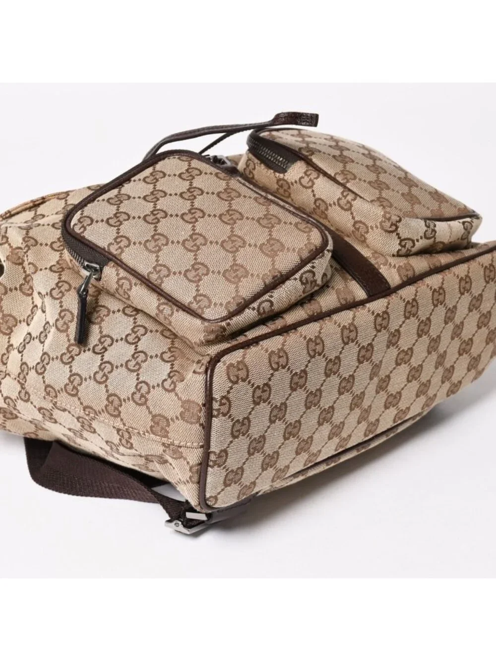 Gucci Backpack GG Canvas Jackie Brown